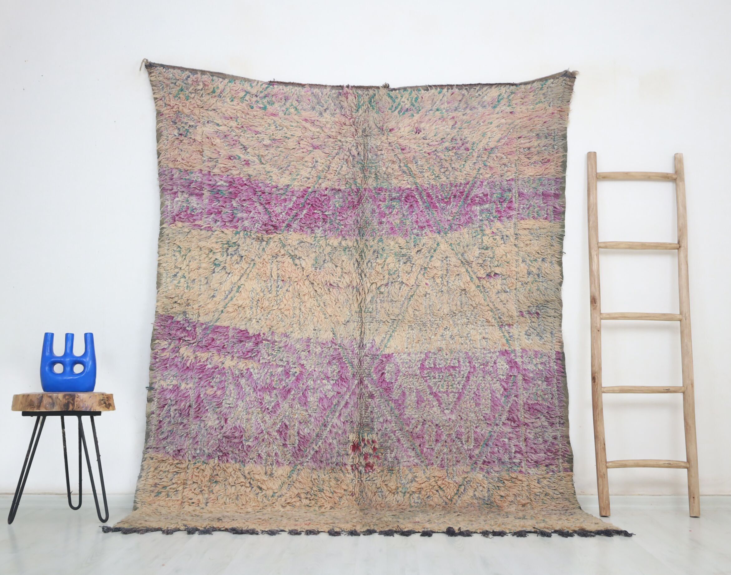 Tappeto marocchino vintage Cilyan 180 cm x 220 cm