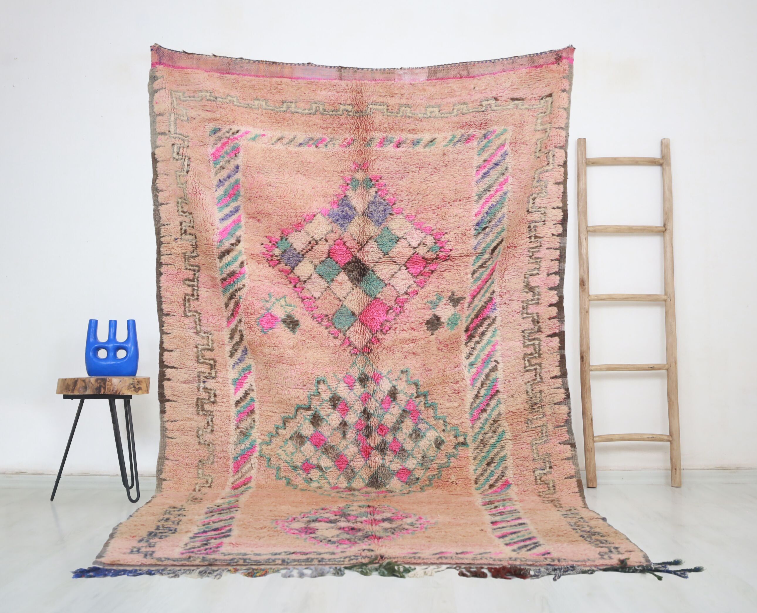 Tappeto marocchino vintage Isely 156 cm x 310 cm