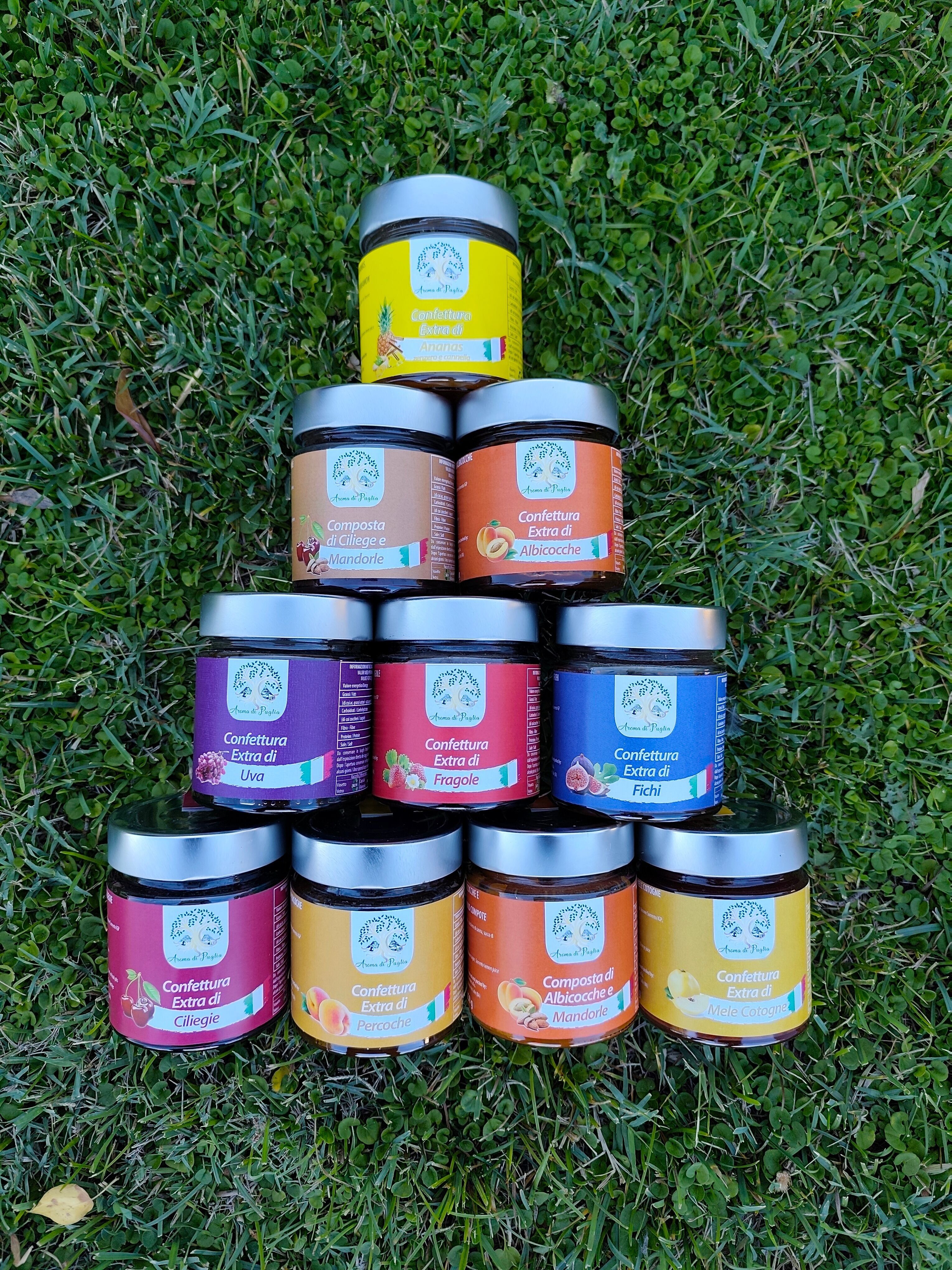 « Explorez les saveurs : Coffret découverte de confitures artisanales (10 variétés) » (LOT DE 6 PIÈCES, 60 BOTS AU TOTAL)