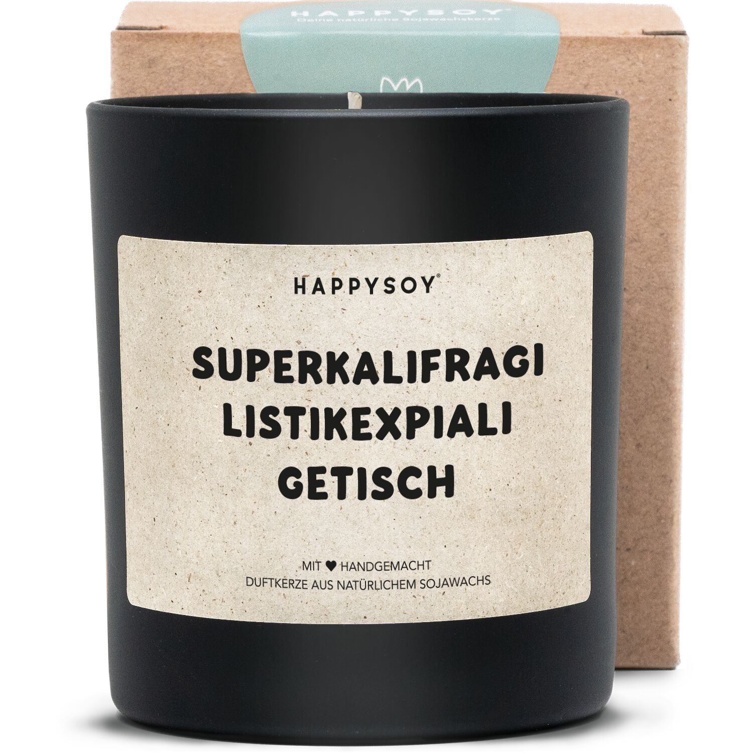 Duftkerze - SUPERKALIFRAGILISTIKEXPGETISCH