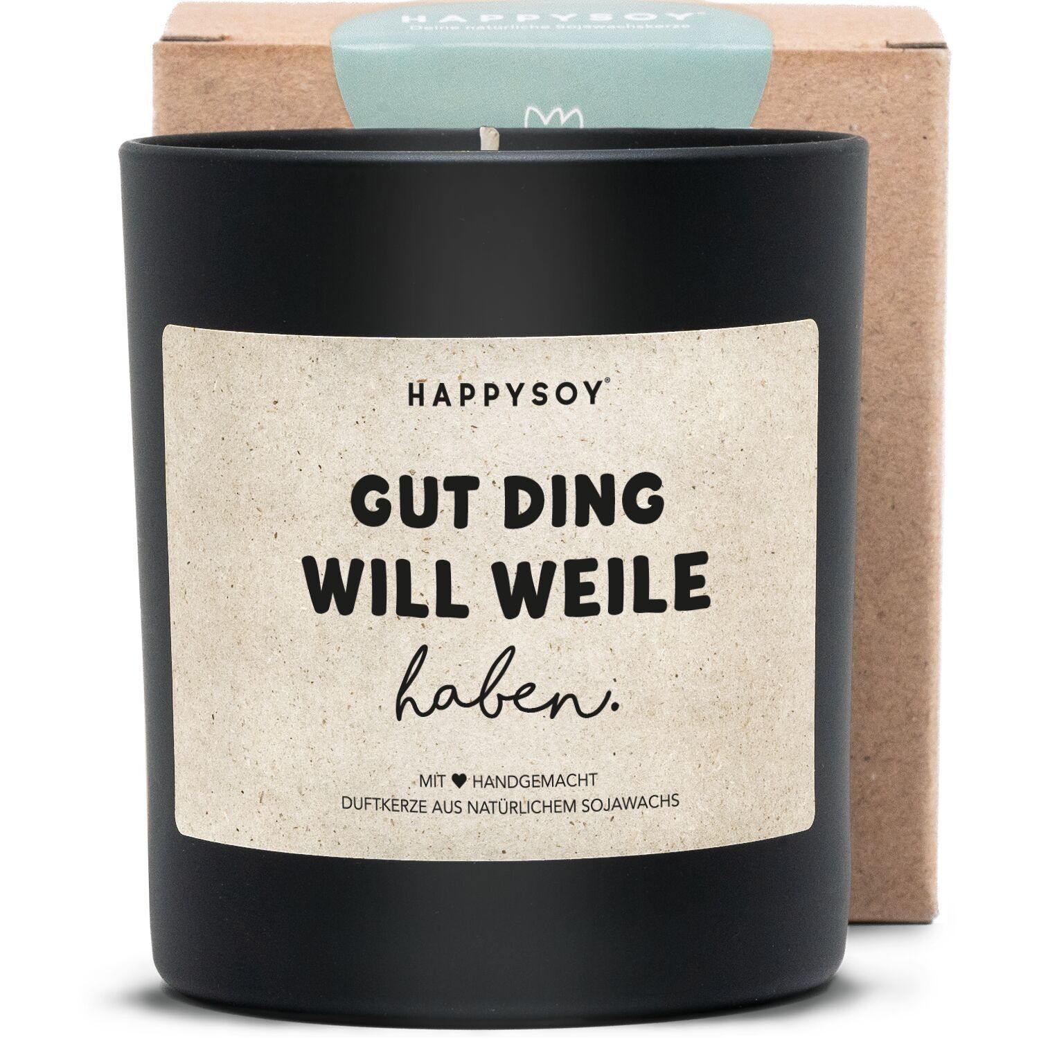 Duftkerze - GUT DING WILL WEILE HABEN