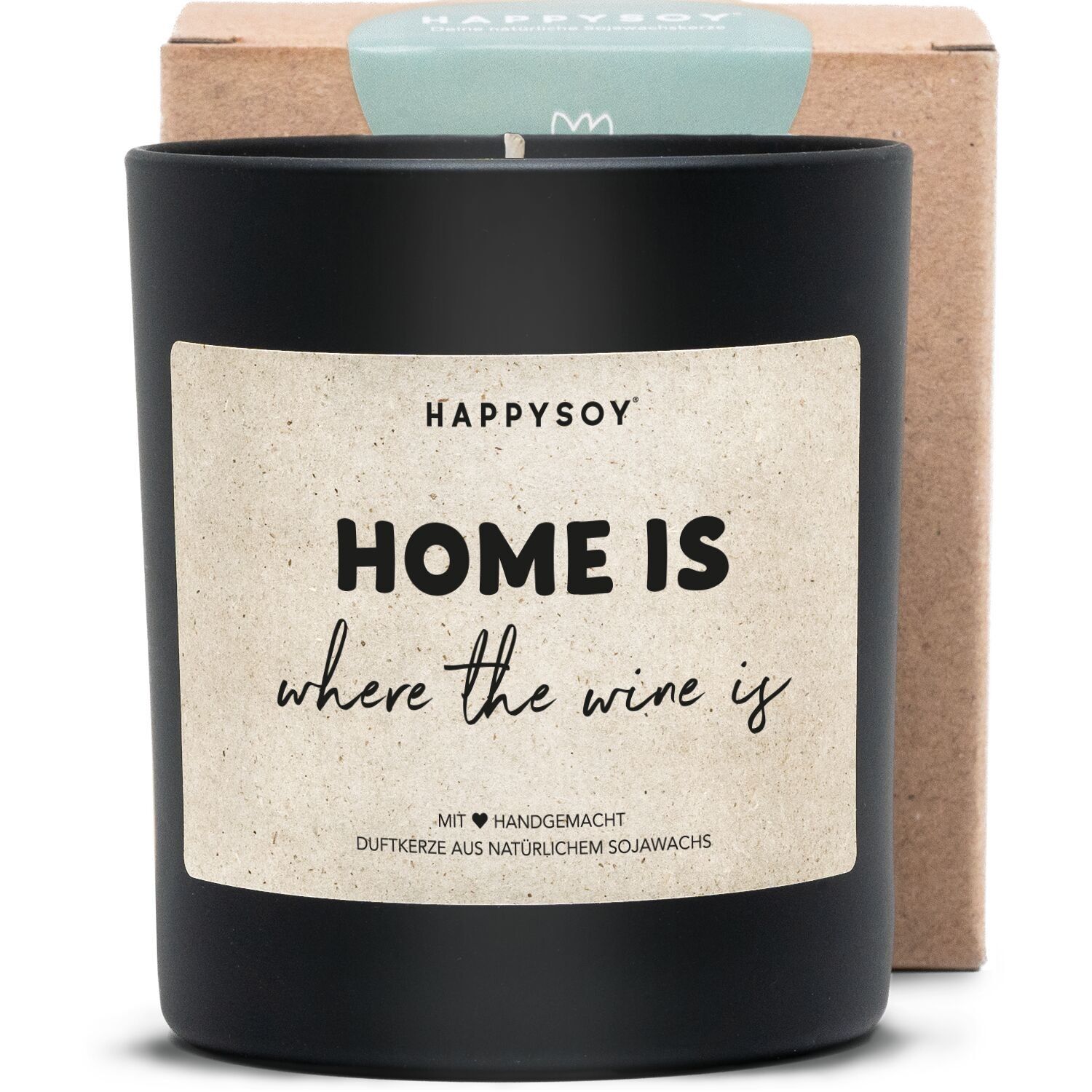 Duftkerze - Home is where the wine is