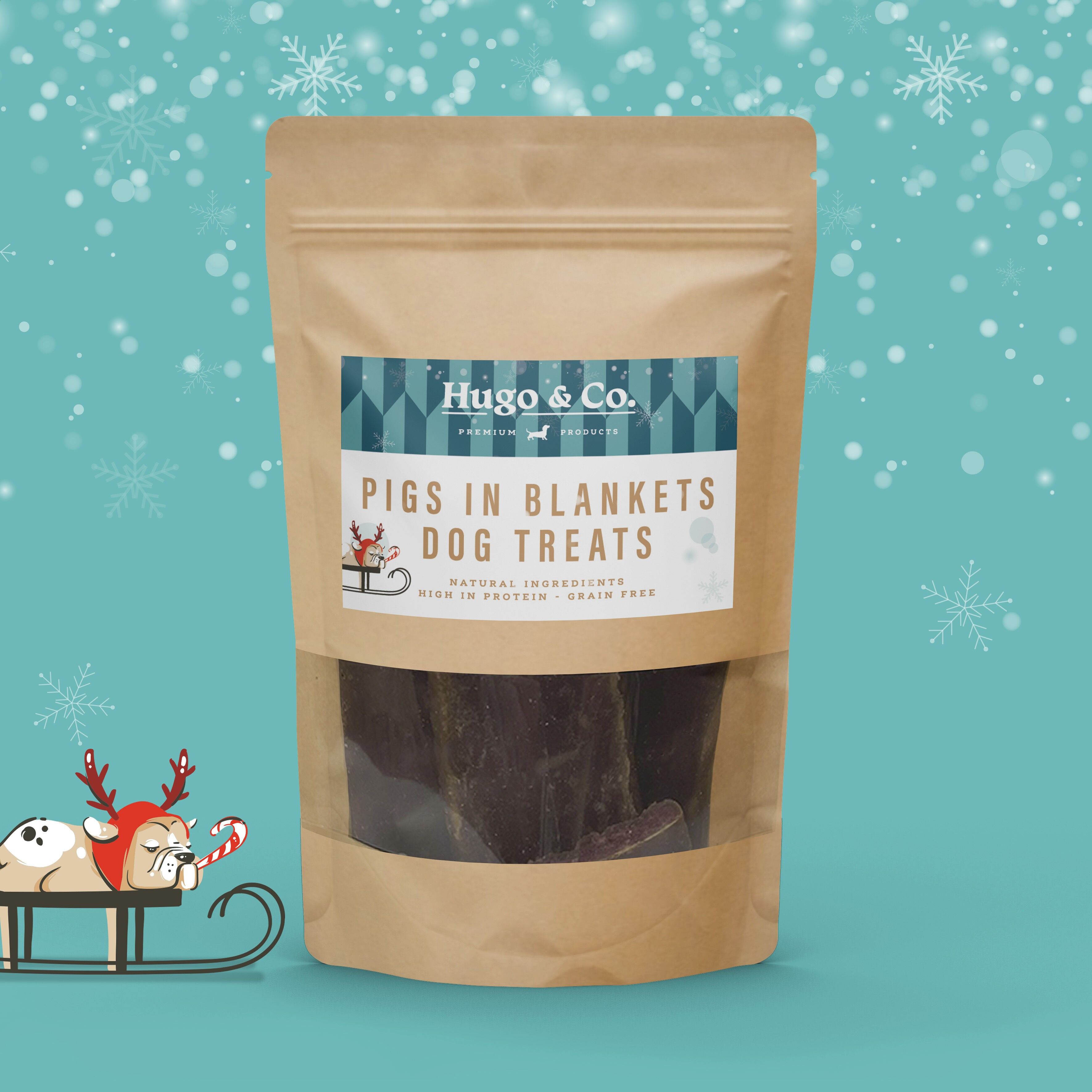 Christmas Pigs in Blankets Dog Treats