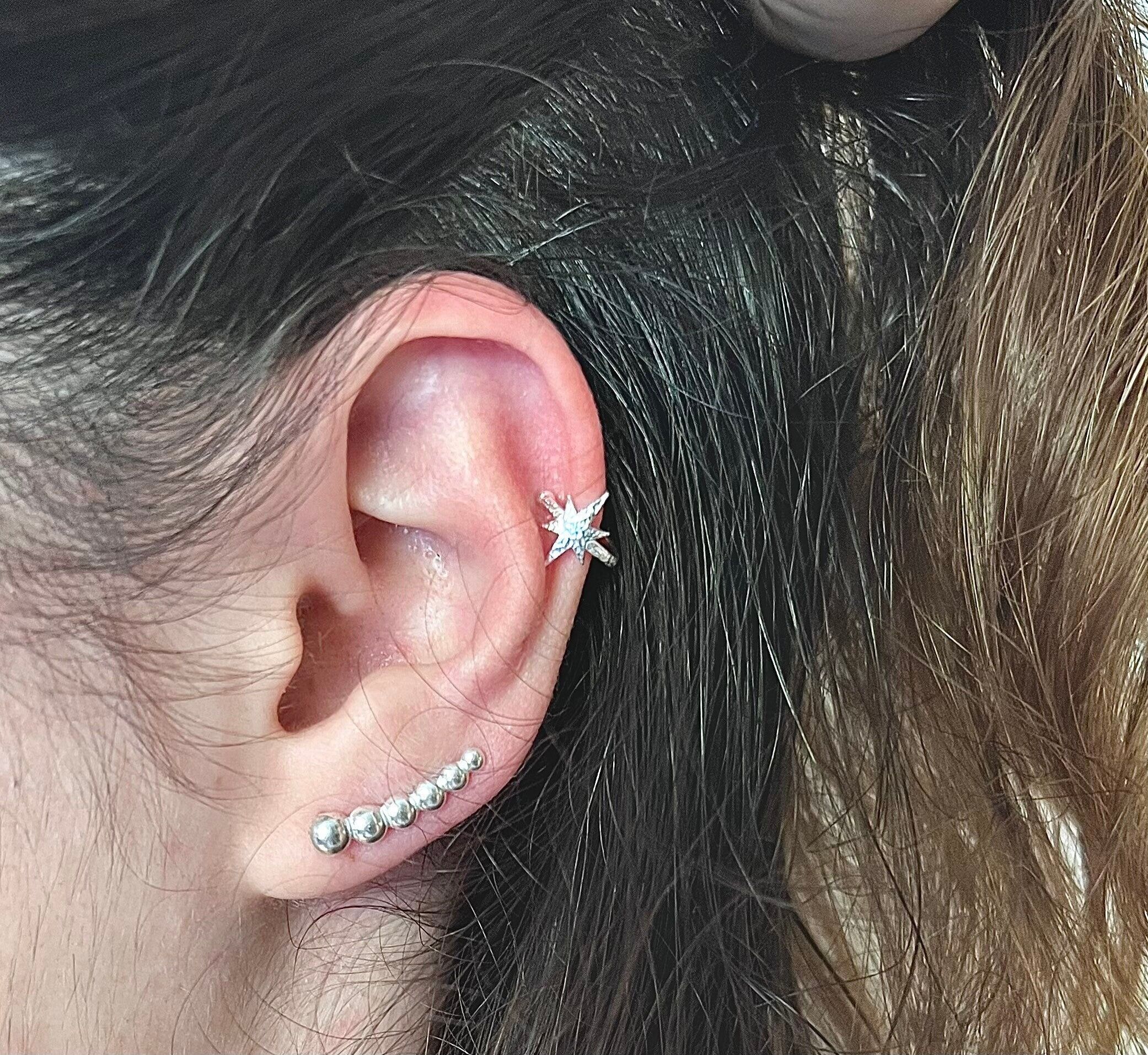 925 Silber aufsteigende Ohrringe