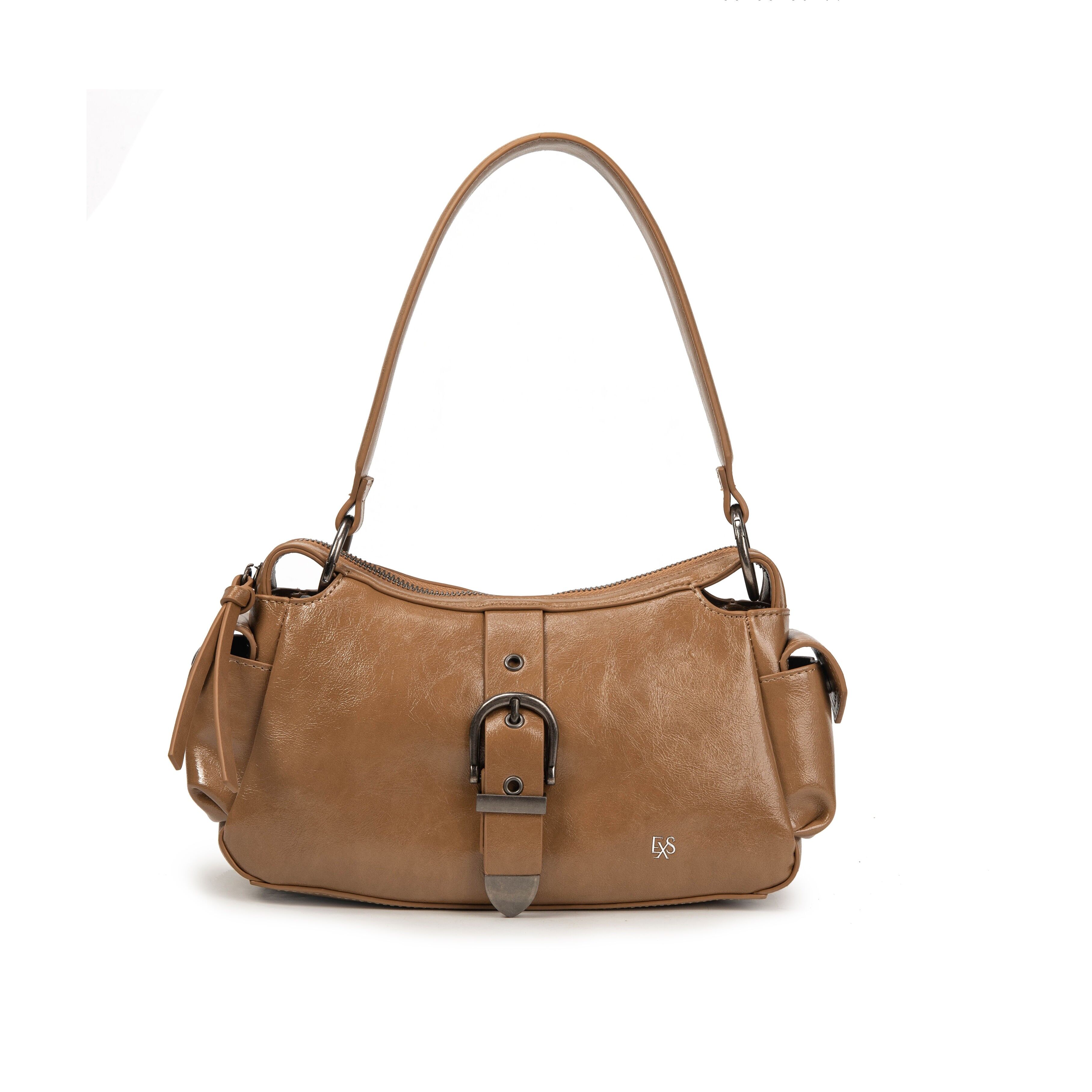 Tiare camel shoulder bag Excess Paris