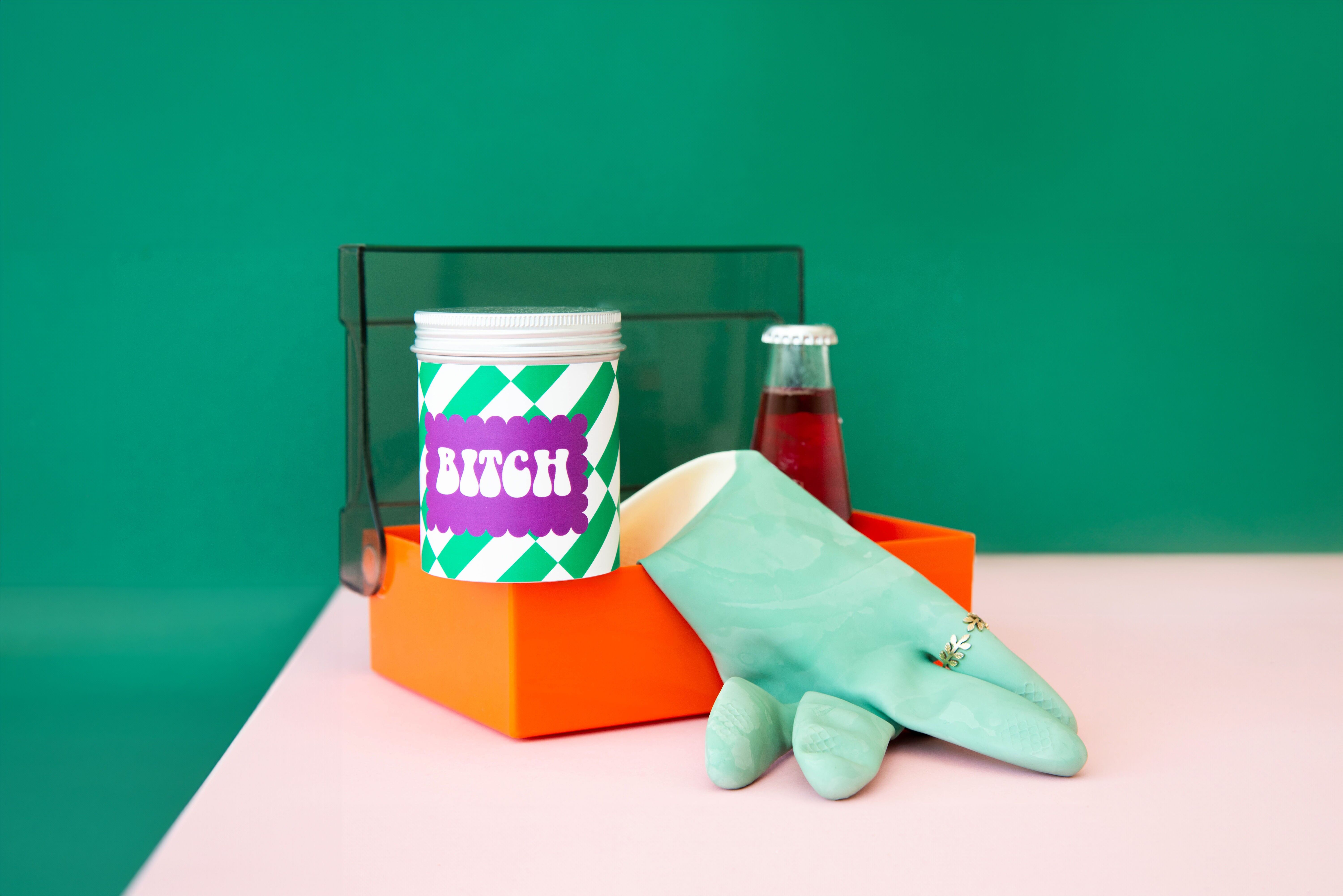 Vegane Kerze - Sojawachs - Bitch