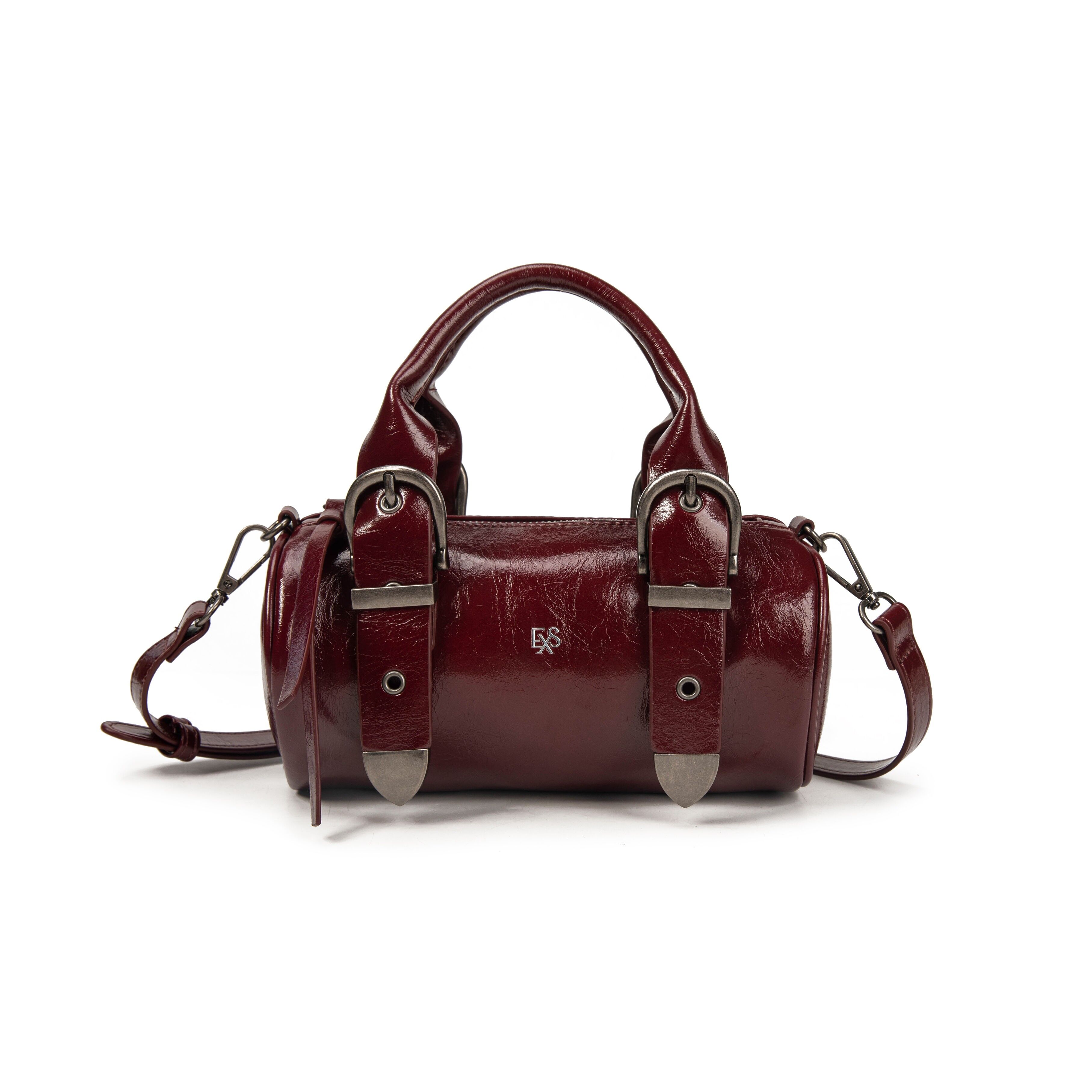 Sac porté main ou bandoulière Lantana rouge foncé Excess Paris