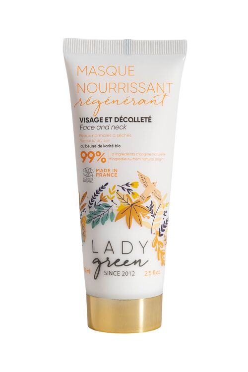 Masque nourrissant anti-âge à l'acide hyaluronique