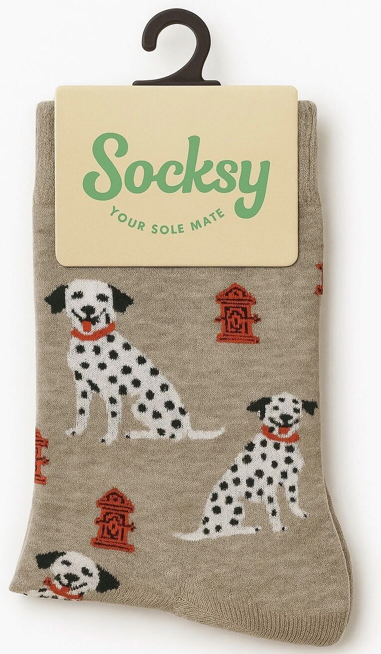 Calcetines orgánicos dálmatas