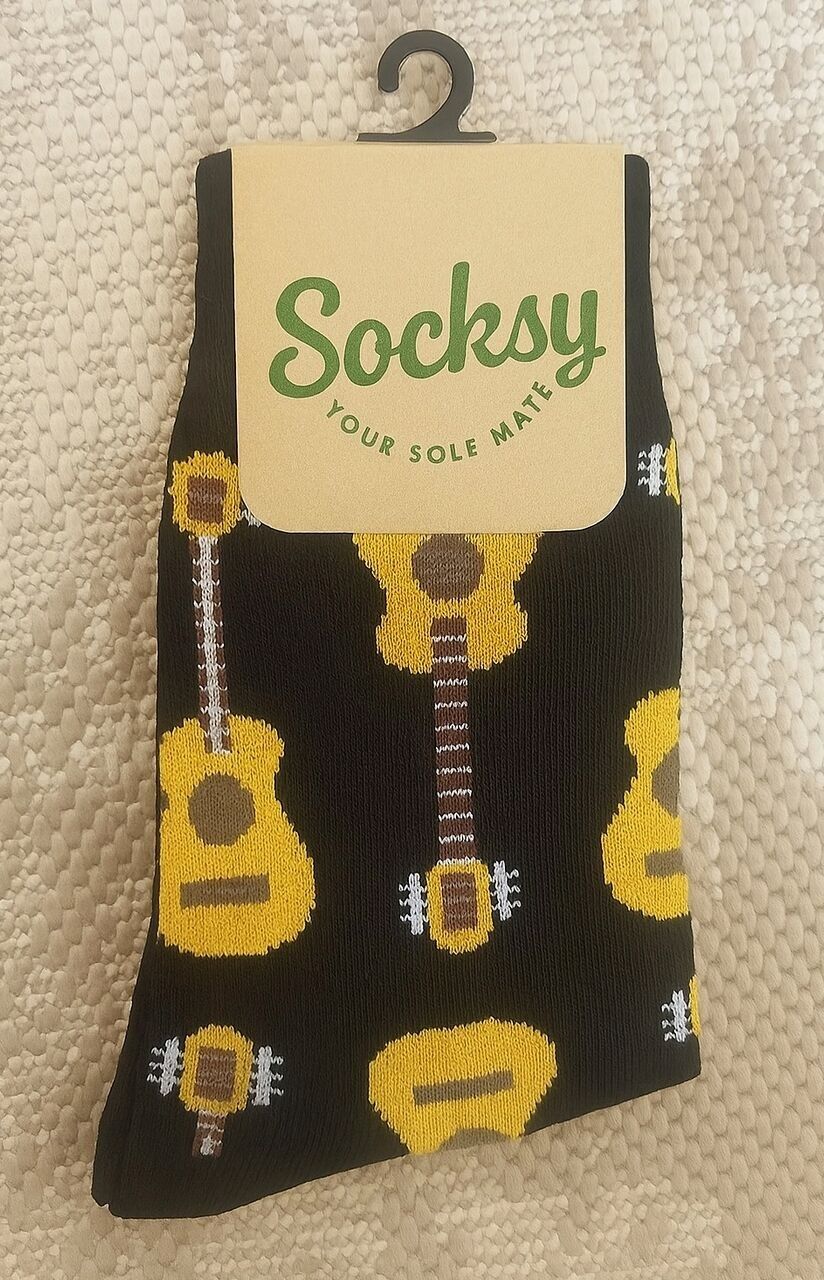 Calcetines orgánicos de guitarra