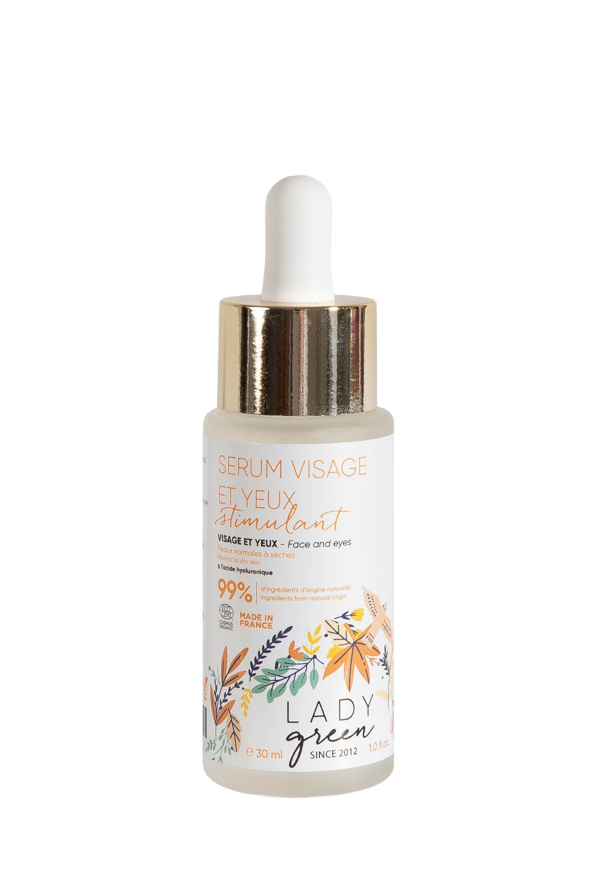 Anti-aging face serum with hyaluronic acid