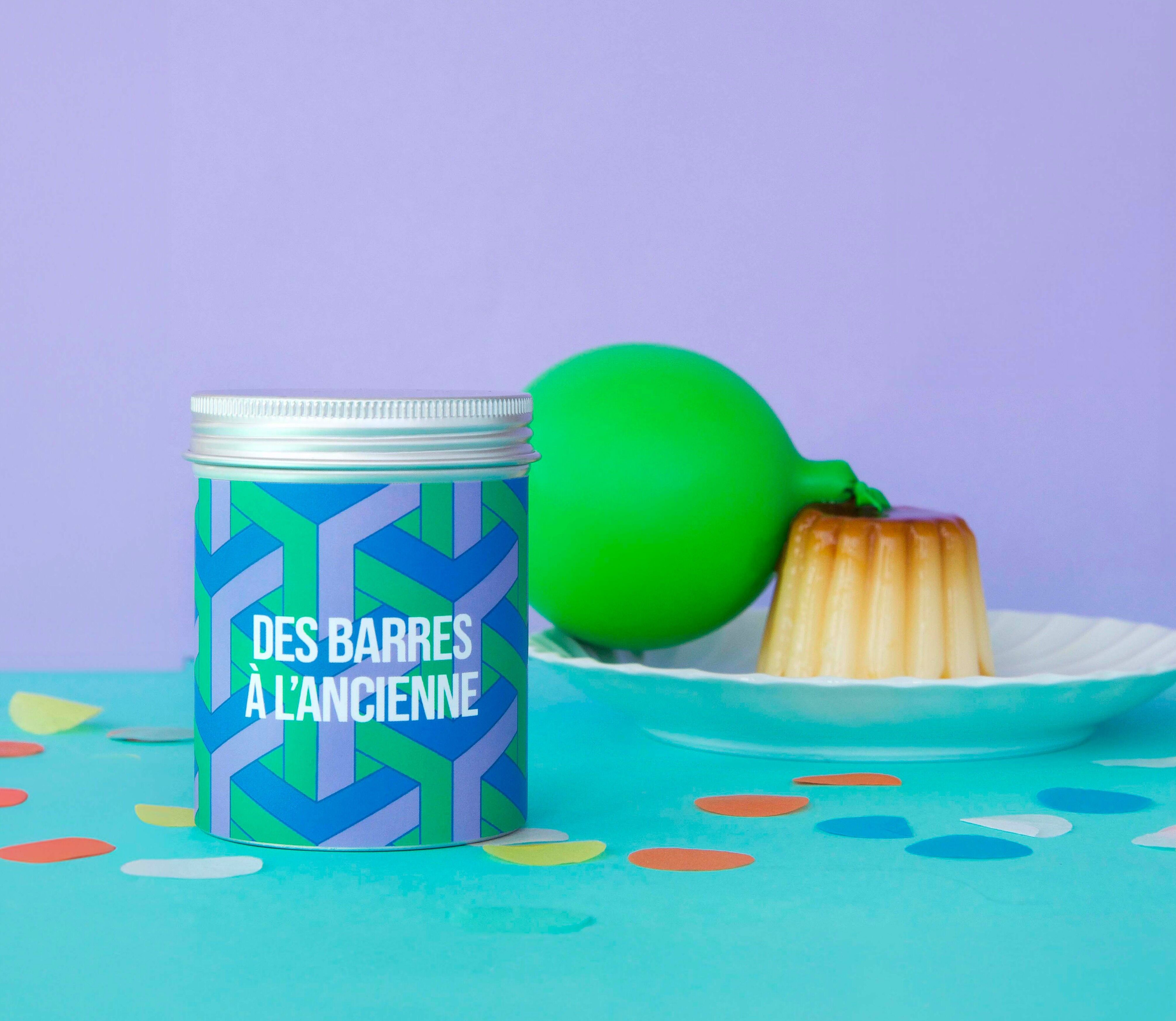 Vegane Kerze - Sojawachs - Old-Fashioned Bars