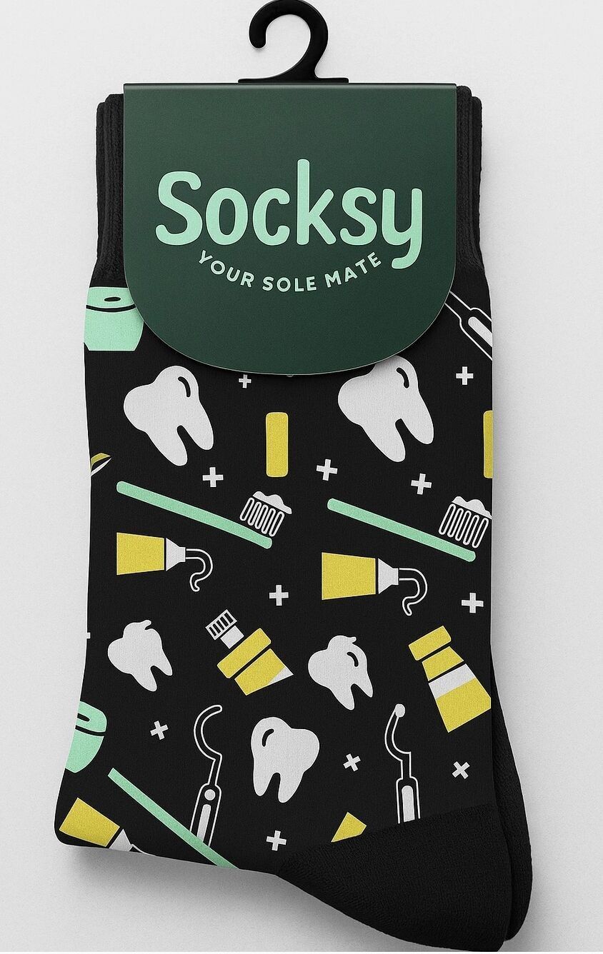 Calcetines orgánicos de dentista