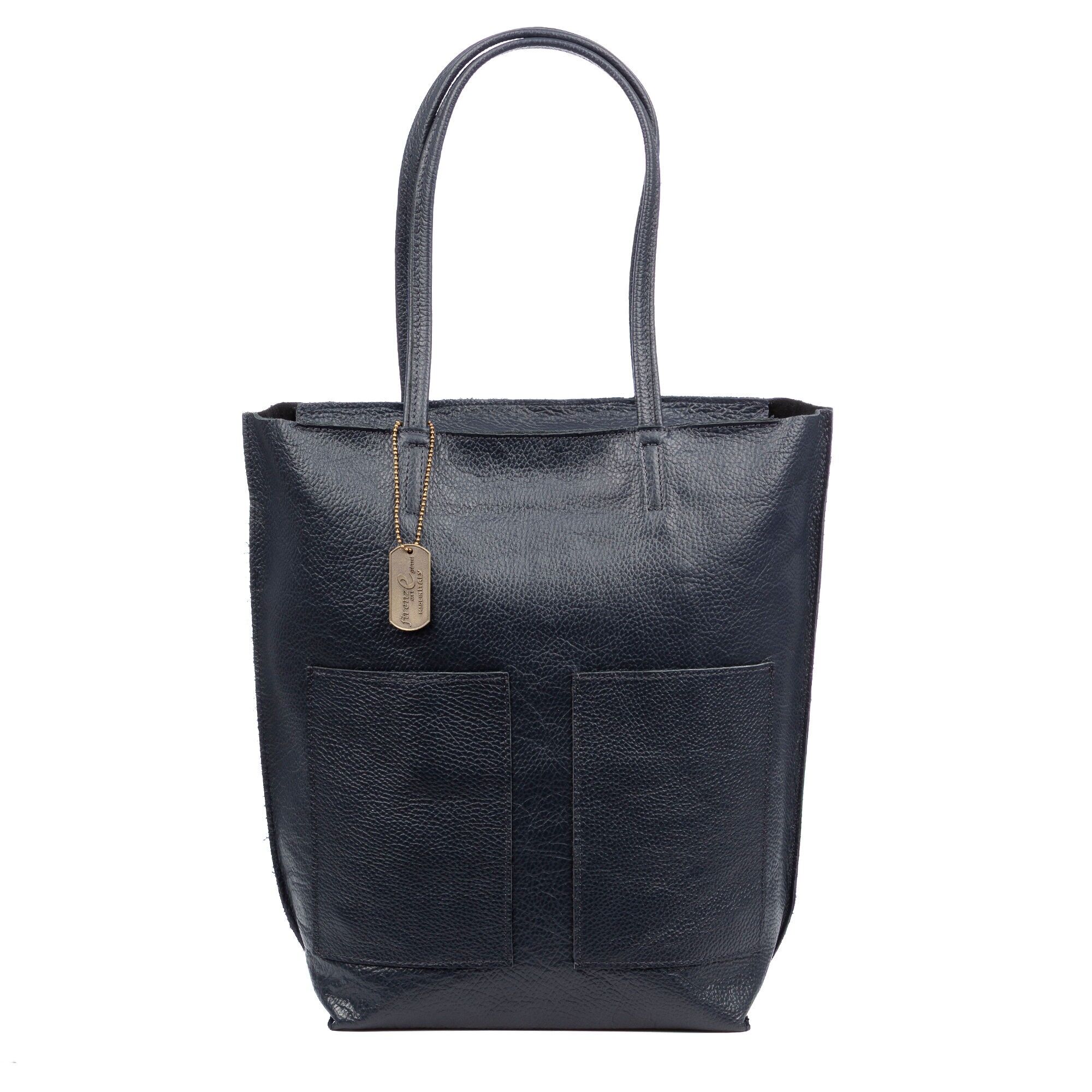 Borsa a tracolla da donna Baranello. Vera pelle Dollaro.