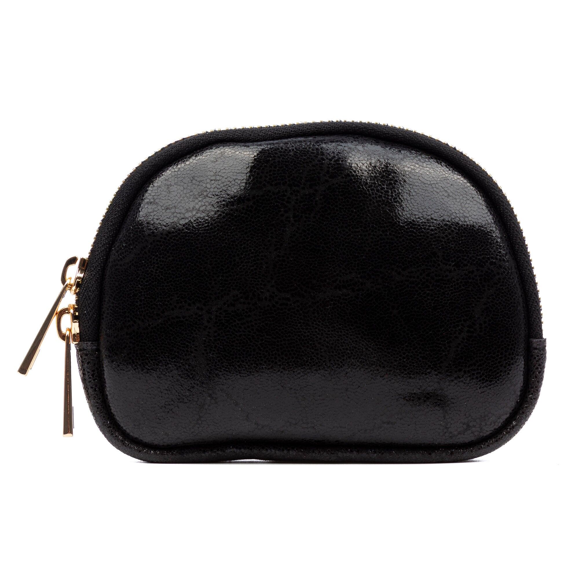 Portafoglio da donna Baratili. Vera pelle scamosciata con finitura stonewashed.