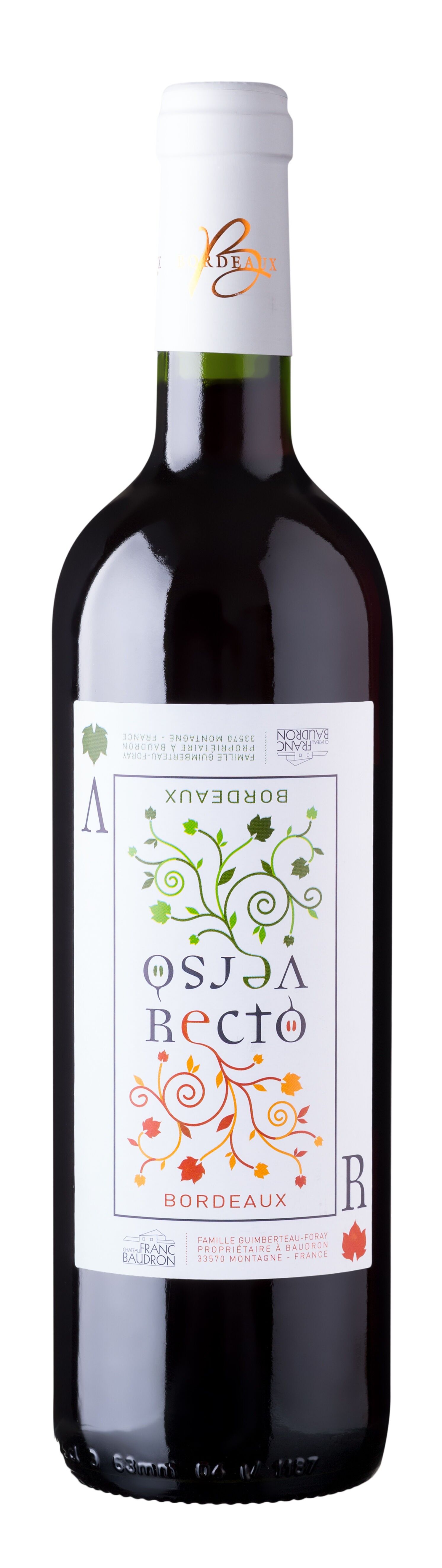 AOC Bordeaux Le Rouge RECTO 2022 – BIOLOGISCH