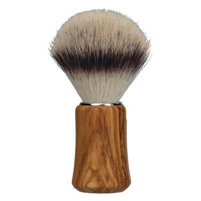 Shaving brush with synthetic hair