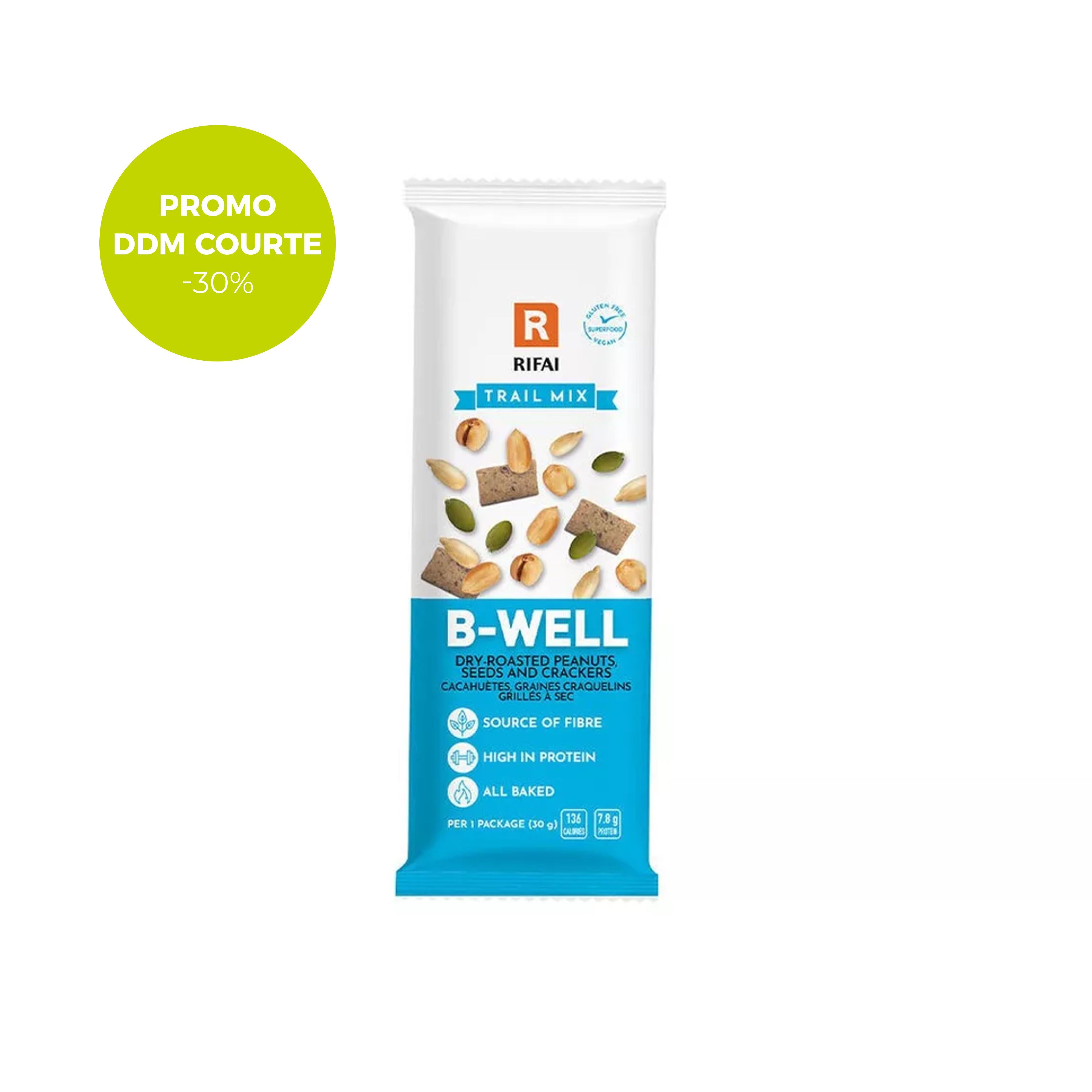 RIFAI - Snack Mélange B-Well 30 g - PROMOTION DDM courte -30%
