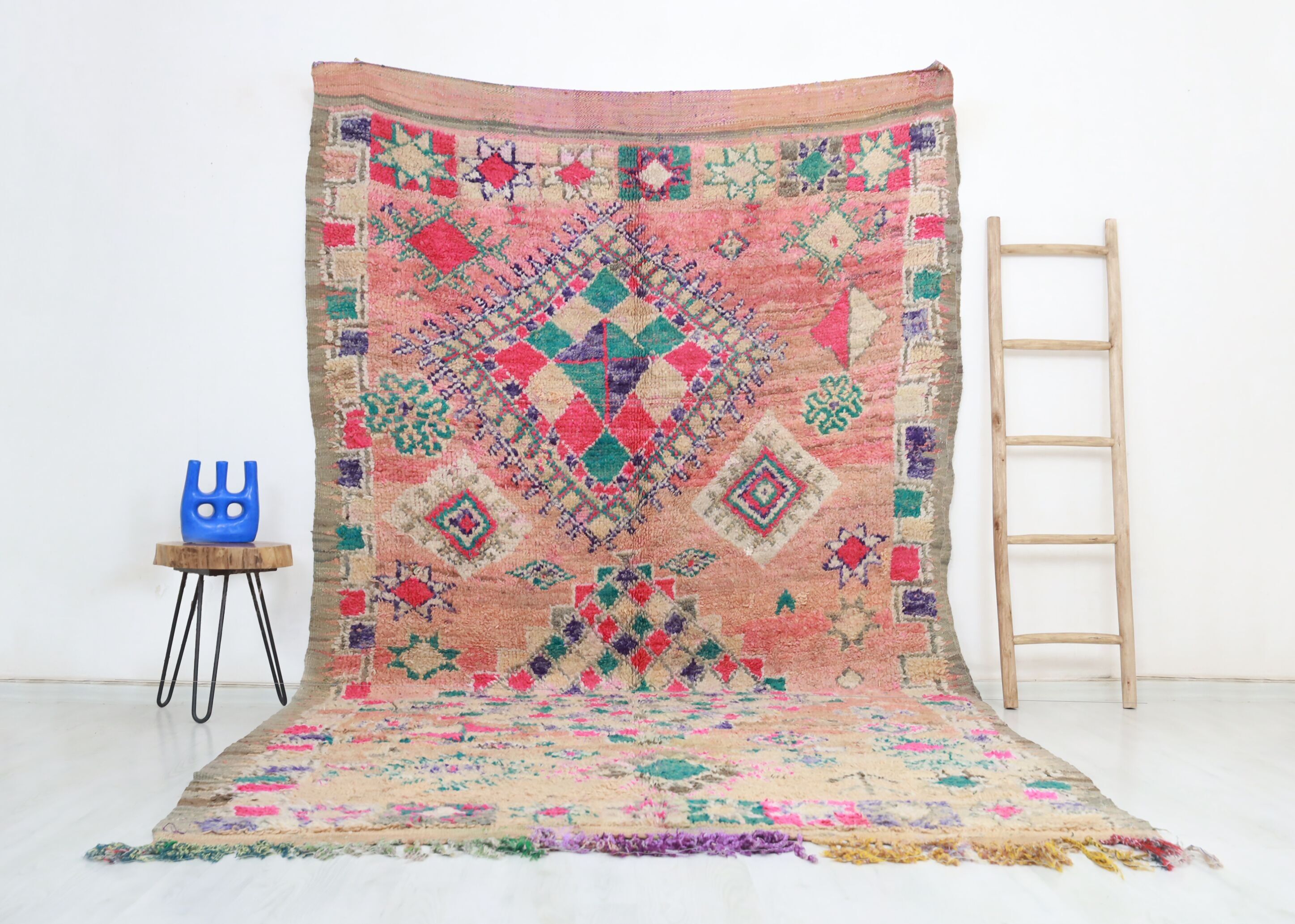 Tappeto marocchino vintage Heba 194 cm x 354 cm