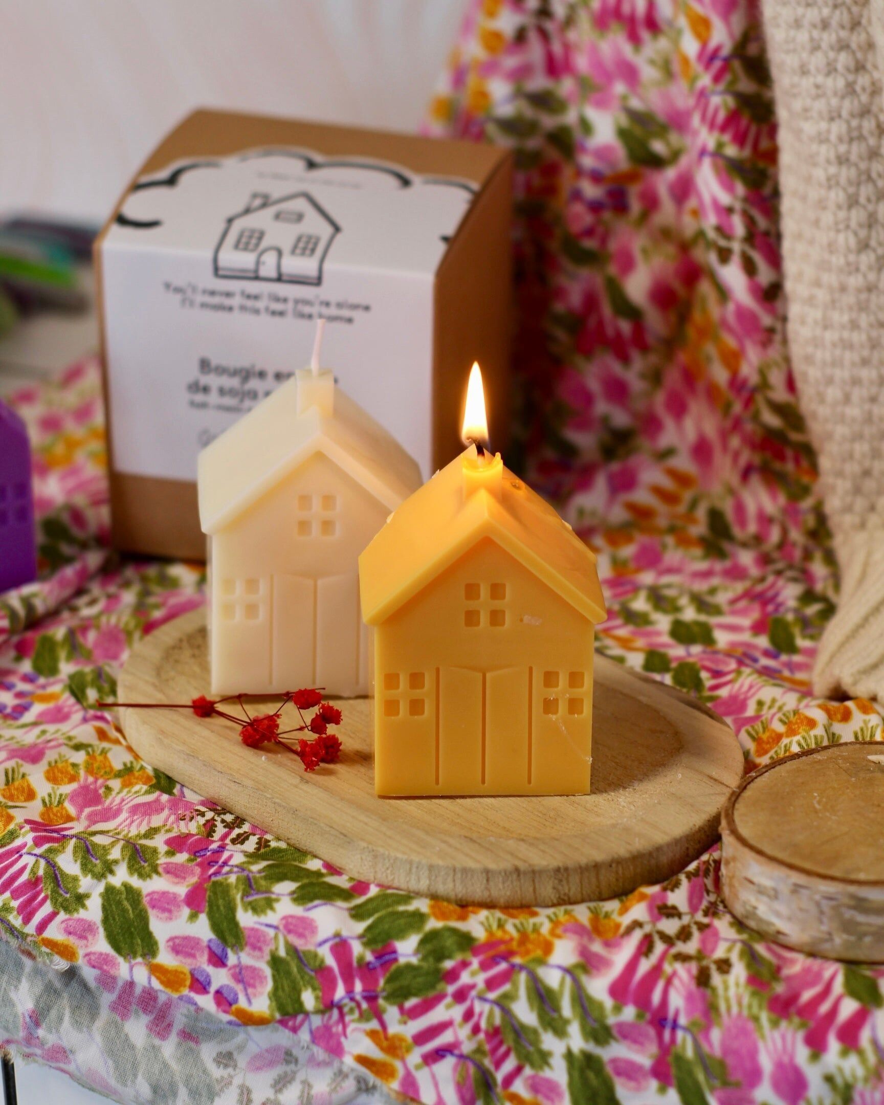 Candela "Home", a forma di casa