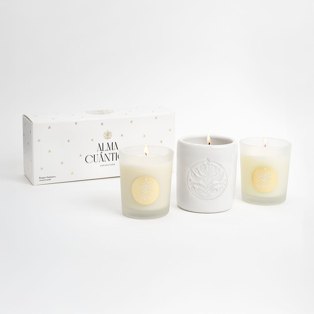 SET OF 3 MINI CANDLES - 2 TIMELESS & 1 MAGNIFICENT - Canticle Magnifica