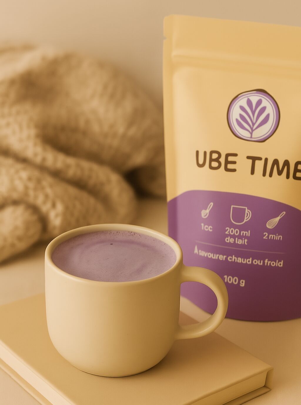 Ube-Pulver - 1 kg - Ube Latte - UBE TIME