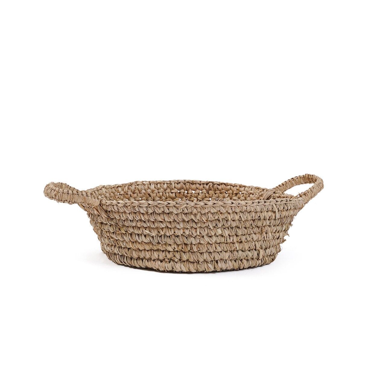 The Raffia Basket Trays - Natural - S
