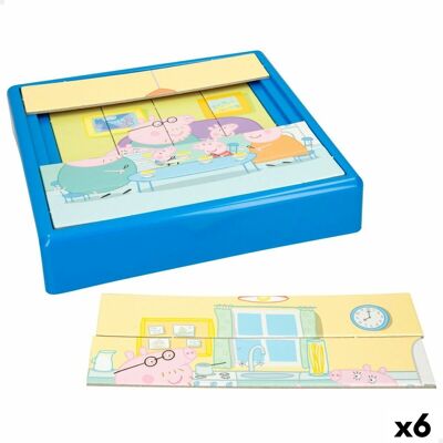 Peppa Pig Children's Puzzle 25 Pieces 19 x 4 x 19 cm (6 pieces)