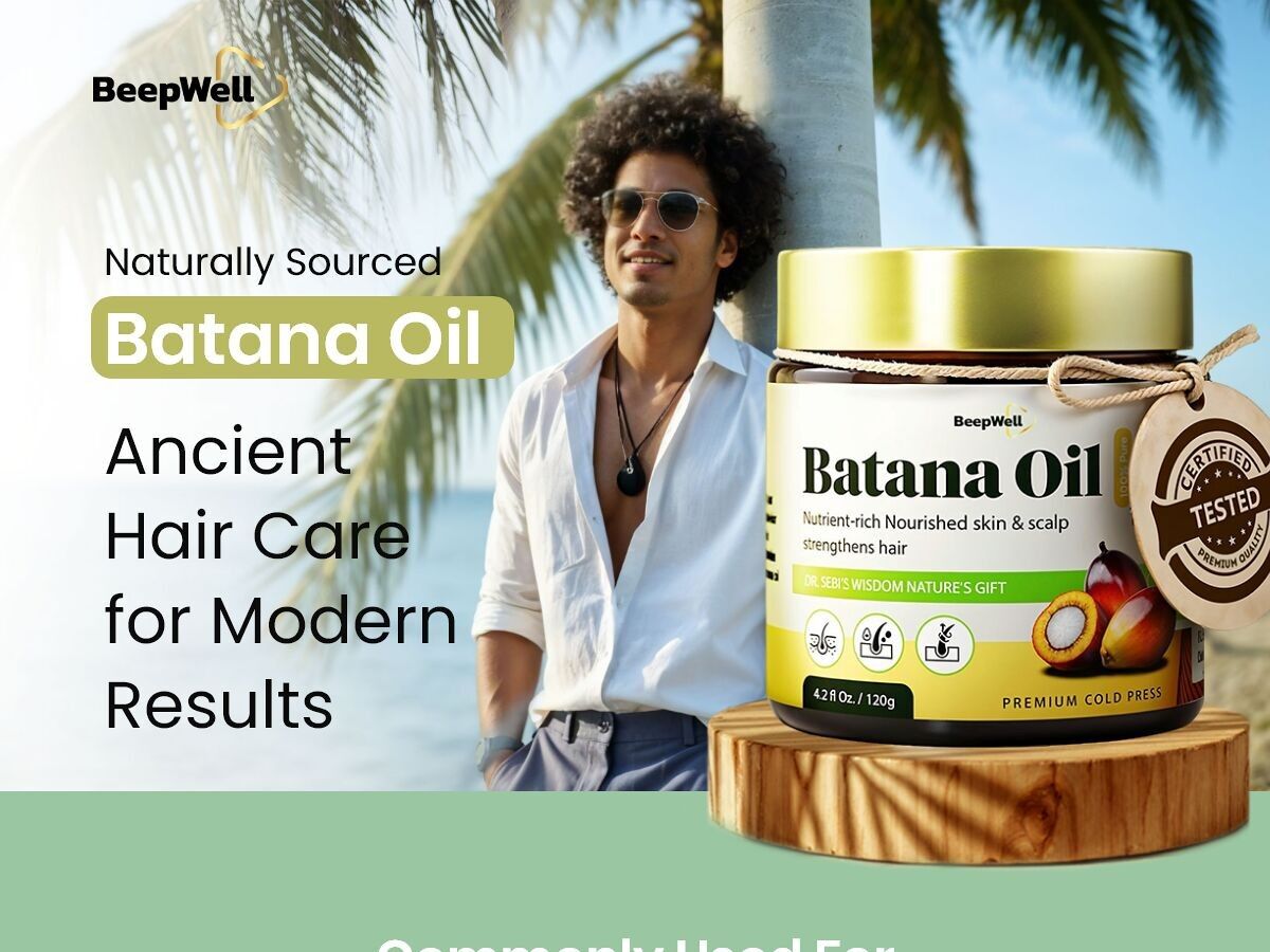 Aceite de batana crudo 100% natural para el crecimiento del cabello, aceite para el crecimiento del cabello Dr Sebi sin refinar y orgánico de Honduras, previene la caída del cabello, elimina las puntas abiertas, mejora el grosor (4.2 onzas líquidas) (Paquete de 1)