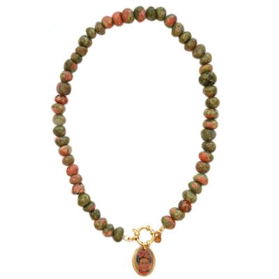 Collier unakite frida
