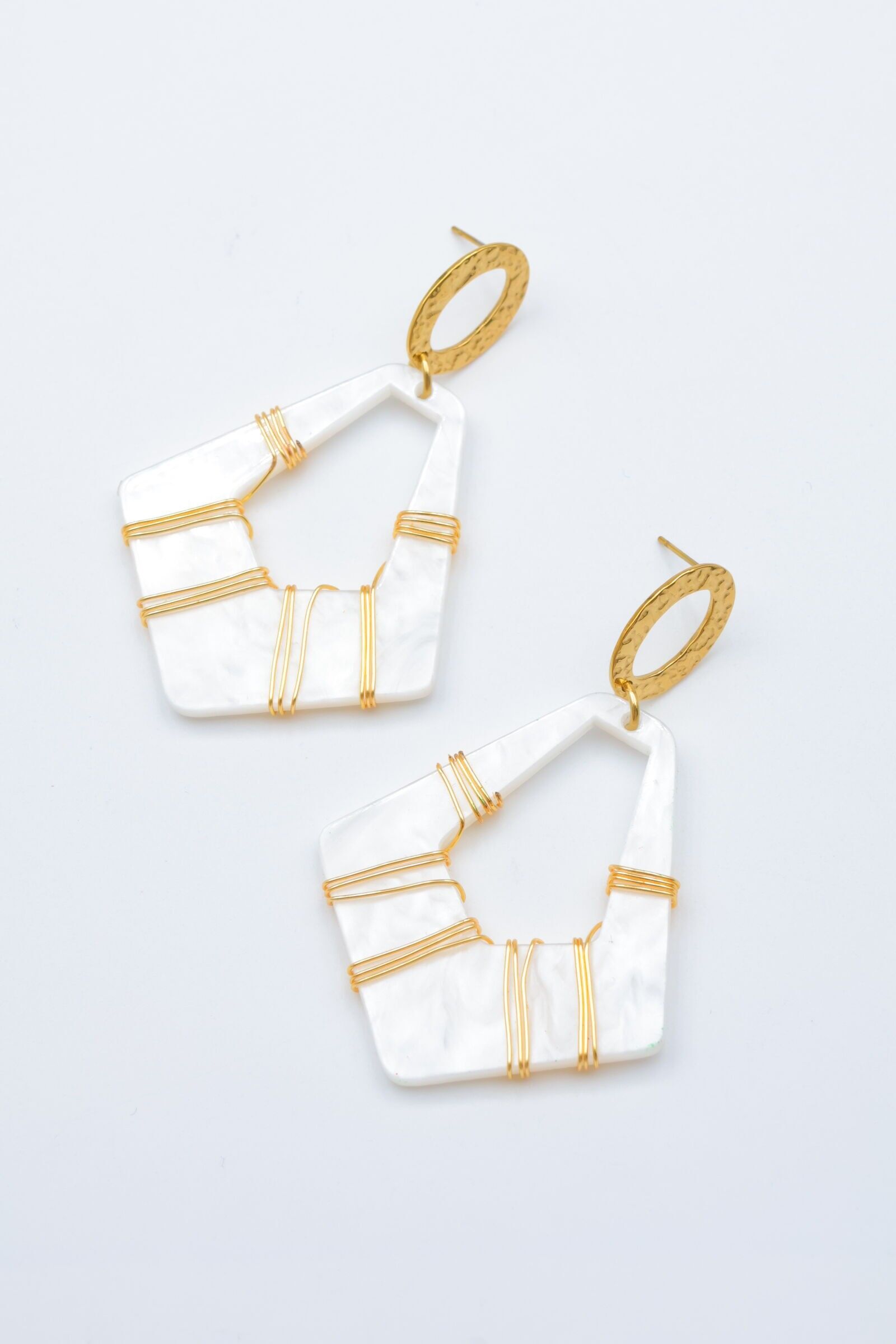 Boucles d'oreilles en acier inoxydable - A384