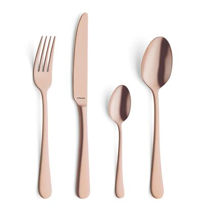 Austin - 24 piece cutlery set Matte copper-AMEFA