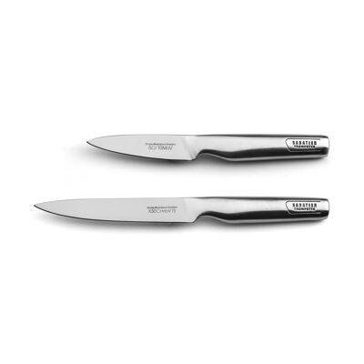 Asean - Set 2 kitchen knives-SABATIER TROMPETTE