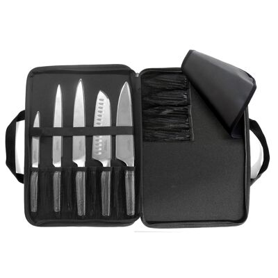 Asean - Kit 5 kitchen knives-SABATIER TROMPETTE