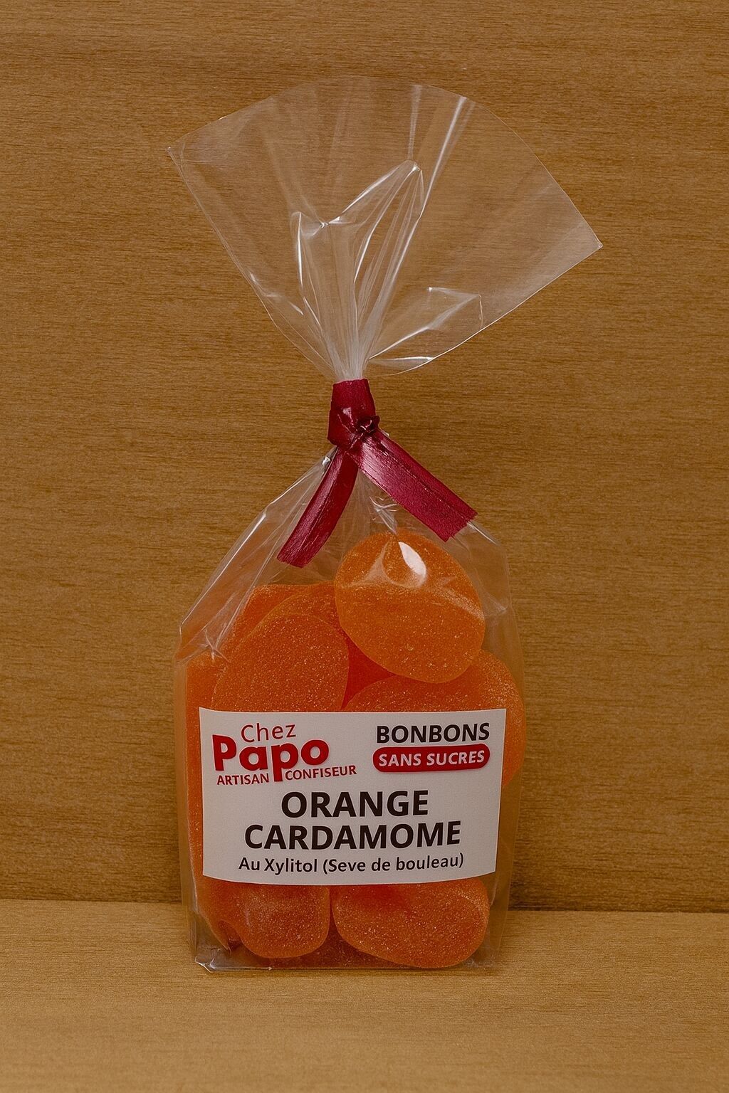 BERLINGOTS SENZA ZUCCHERO - ARANCIA/CARDAMOMO - 6 BUSTINE