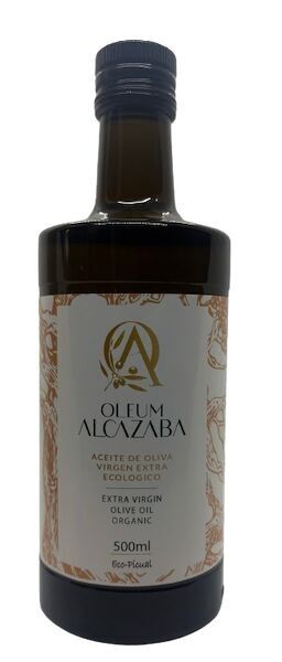 BOTTIGLIA DI VETRO DA 500 ML PICUAL OLIO EVO BIOLOGICO