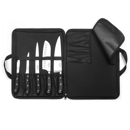 Vulcano - Trousse 5 couteaux de cuisine-SABATIER TROMPETTE