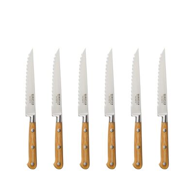 Essential - Set 6 steak knives-SABATIER TRUMPETTE