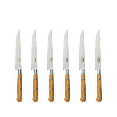 Essential - Set 6 steak knives-SABATIER TRUMPETTE