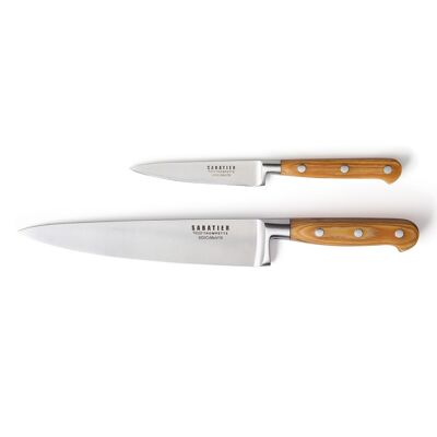 Essential - Paring knife & Chef's knife-SABATIER TROMPETTE