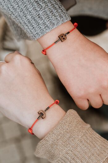 Letter Cord Bracelet