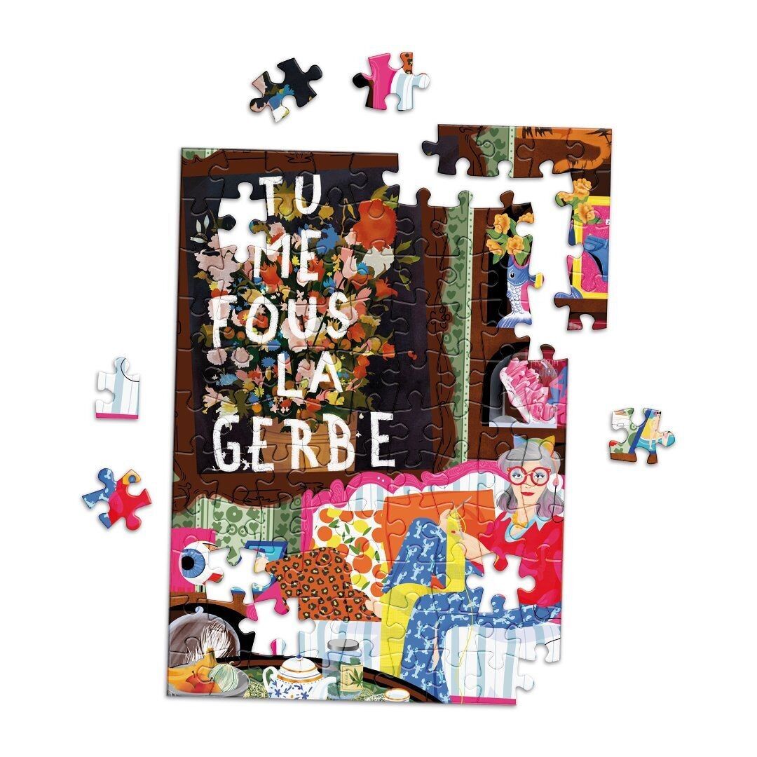 Mini puzzle 100 pièces - Gerbe