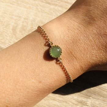 Bracelet Margaux Aventurine Or 1