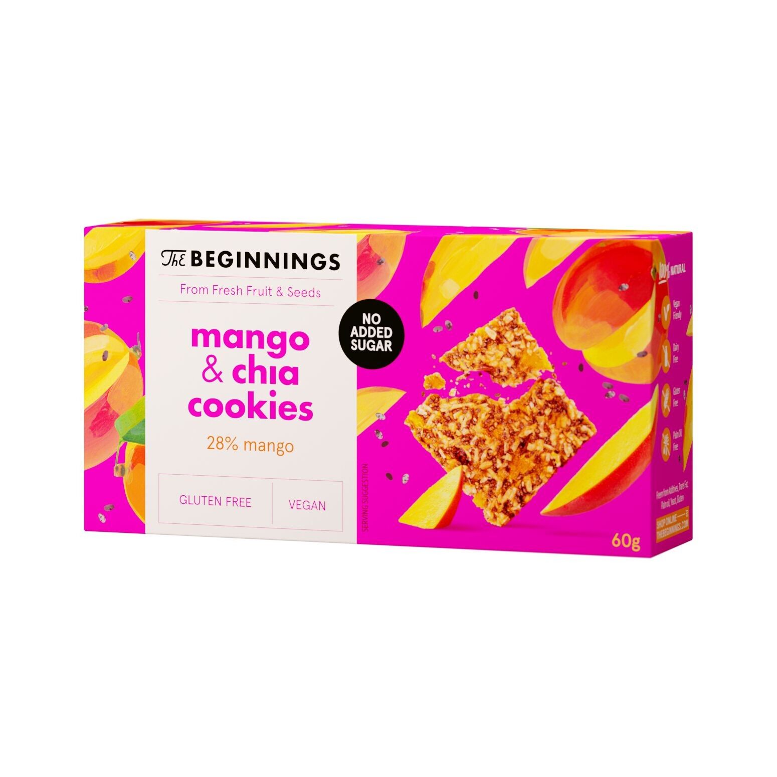 Biscuits à la mangue crus