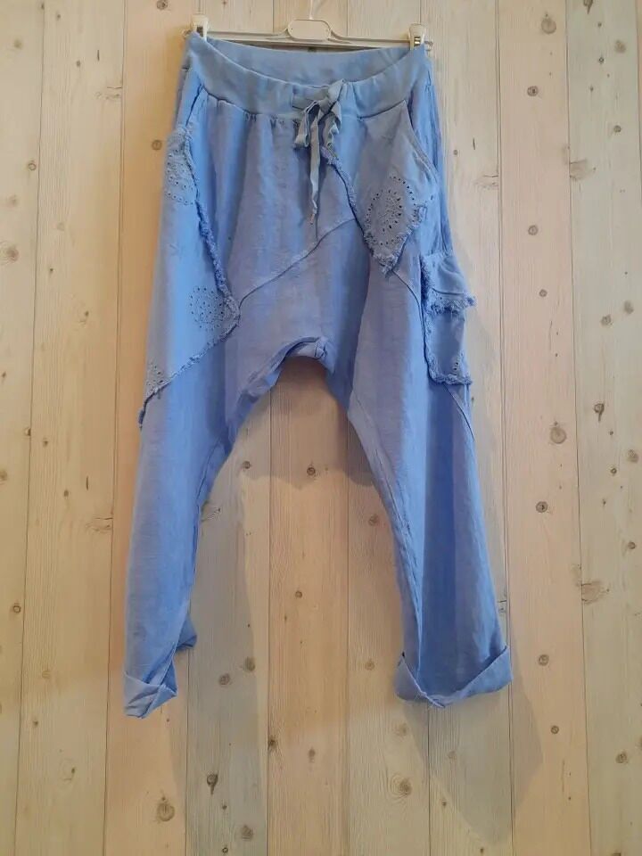 RIF 14523 PANTALONI PIRATA CON TOPPA 100% LINO