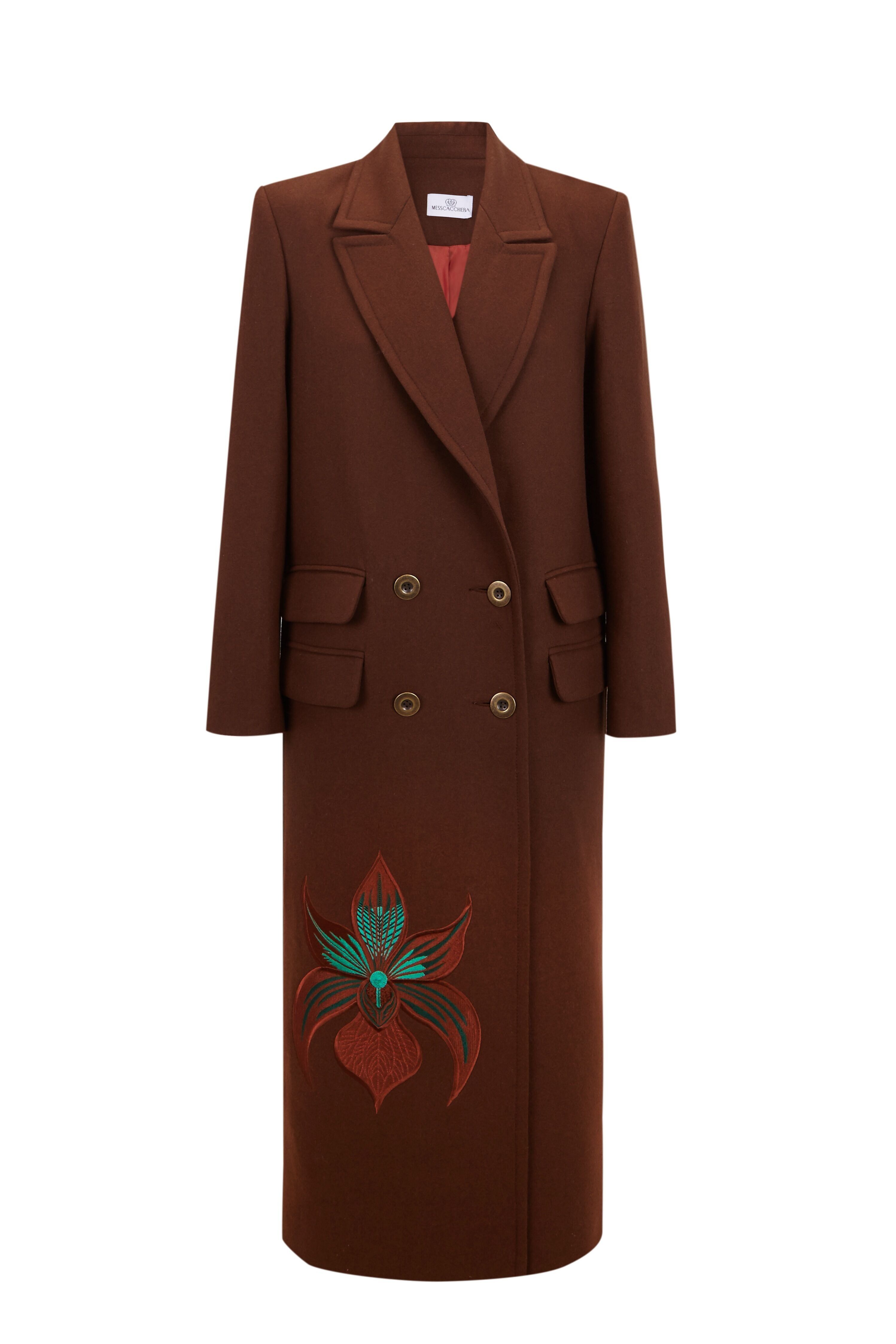 MANTEAU D'ORCHIDÉE BRUN