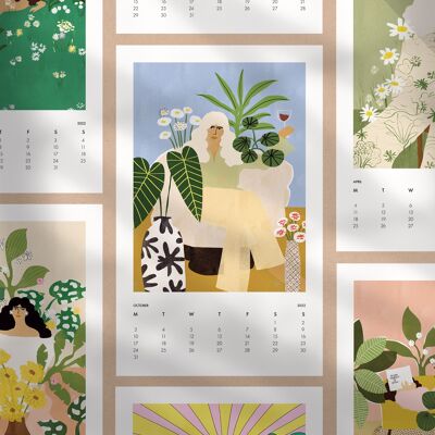 Calendario illustrato 2022 di Alja Horvat - Calendario mensile