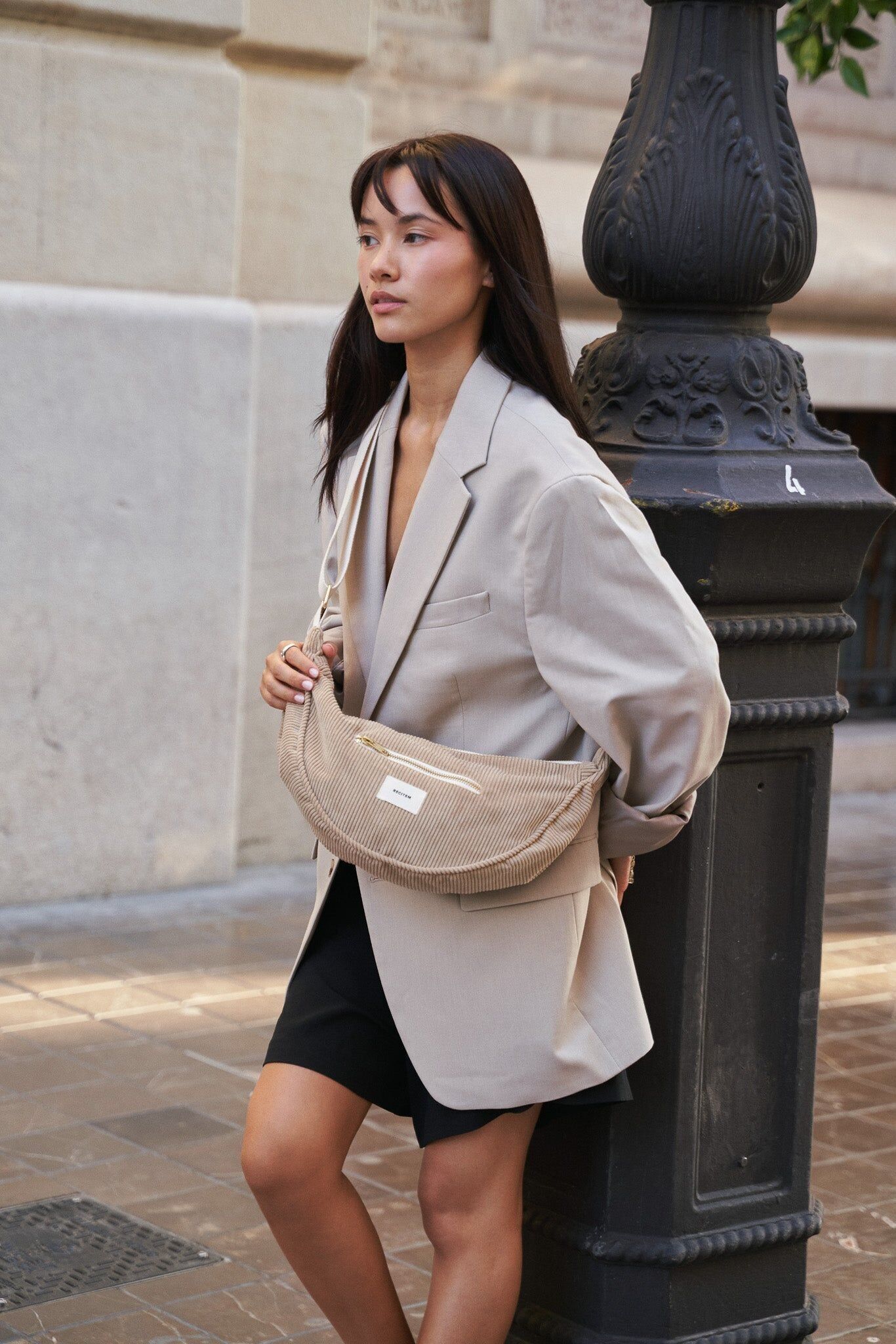 Borsa mezzaluna Matéo