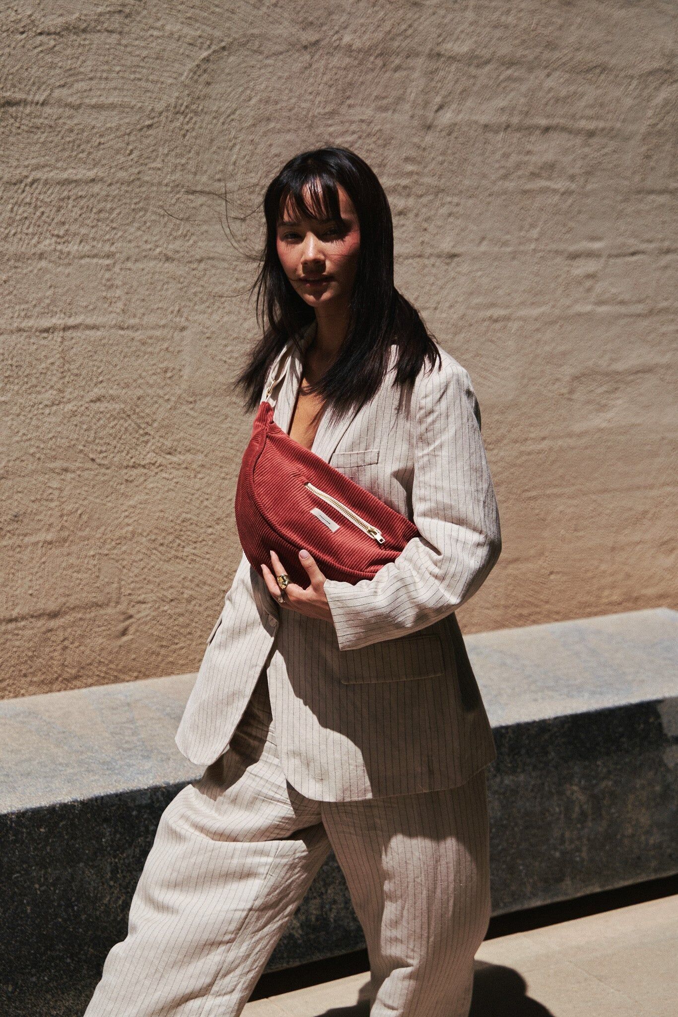 Borsa a mezzaluna Gisela