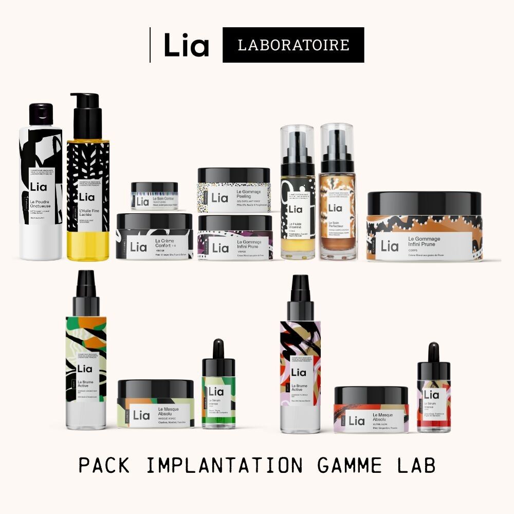 LIA LABORATORY - Pacchetto di implementazione - 38 prodotti - Gamma LAB